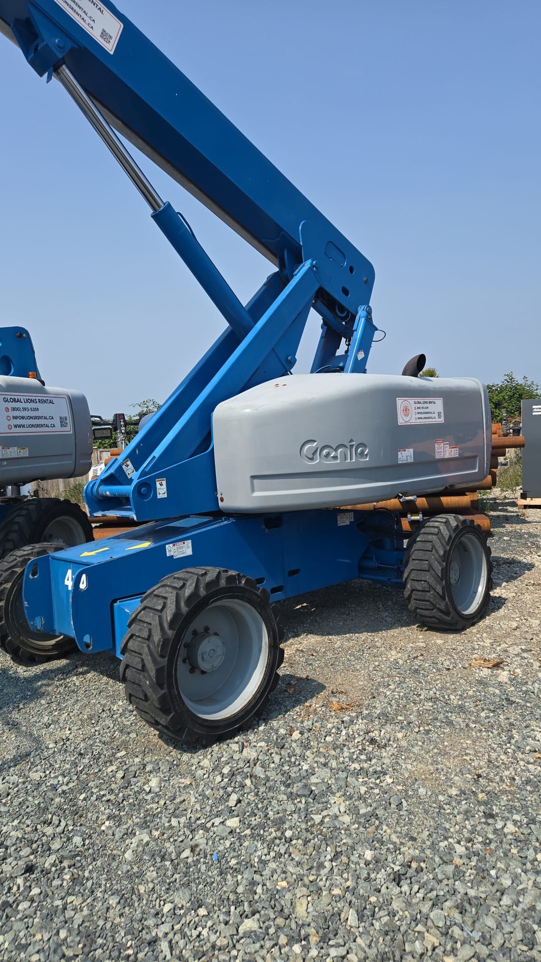Genie S-65 telescopic boom lift for sale