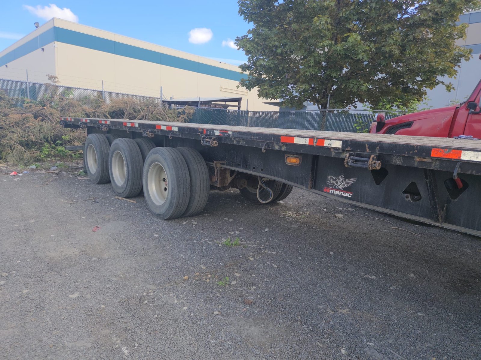 2019 Manac tridem flatbed trailer for sale